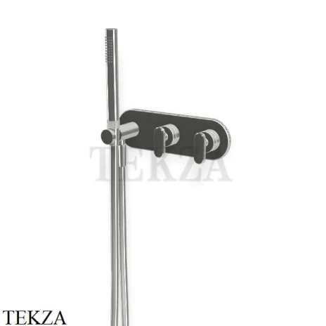 FIMA Carlo Frattini Park Line Смеситель для душа с гарнитуром, внешняя часть F1319WX2CR, хром глянец