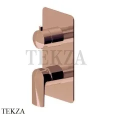Newform Delta Zero Смеситель для душа 2 потока, внешняя часть 72274E.58.061, PVD Copper Bronze Newform Delta Zero Смеситель для душа 2 потока, внешняя часть 72274E.58.061, PVD Copper Bronze