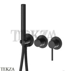 Newform XT Смеситель для душа 2 потока,с гарнитуром, внешняя часть, 4279E.M0.077, Carbon Satin