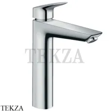 Hansgrohe Logis Смеситель для раковины, с донным клапаном 71090000, хром глянец