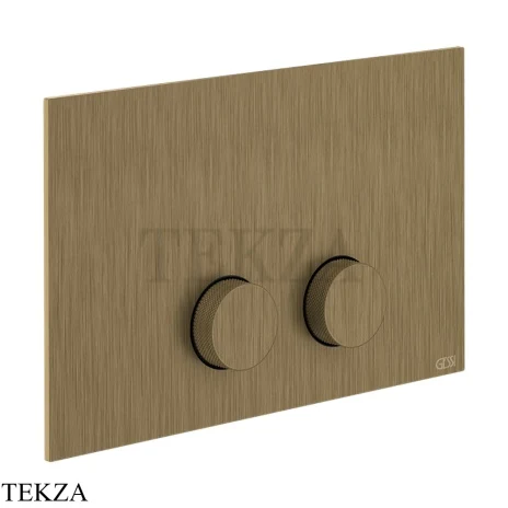 Gessi ANELLO Клавиша смыва для инсталляции Geberit Sigma 8 и Sigma 12 54623-713, Antique Brass