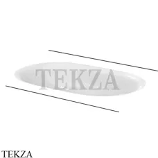 BETTE BetteComodo Раковина заподлицо без перелива из стали A217-000, белый глянец