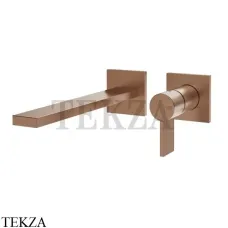 Gessi Inverso RIGATO Смеситель для раковины, внешняя часть 73588-708, Copper Brushed