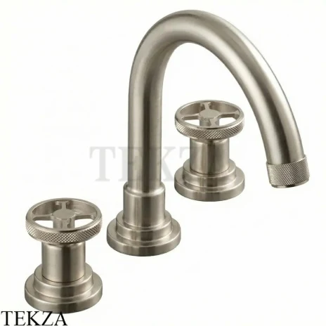 Nicolazzi Arena Смеситель для раковины, с донным клапаном 3328NS44, Satin nickel