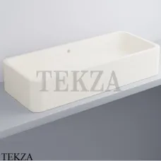Cielo SHUI Раковина накладная прямоугольная 100, с переливом SHLAA10020 TL, белый матовый Talco