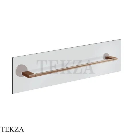 Gessi Origini Полотенцедержатель для крепления на стекло, 60 см 66515-708, Copper Brushed PVD