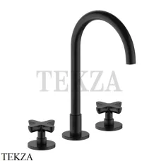 Fantini Icona Classic Смеситель для раковины, без гарнитура 5313R007W, Черный матовый