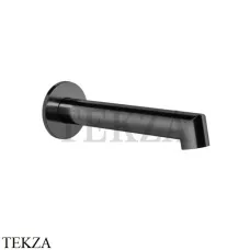 Gessi ANELLO Излив для ванны настенный монтаж 63603-706, Black Metal