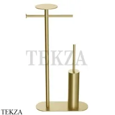 Boheme VENTURO Стойка напольная для WC 10953-MG, латунь matt gold