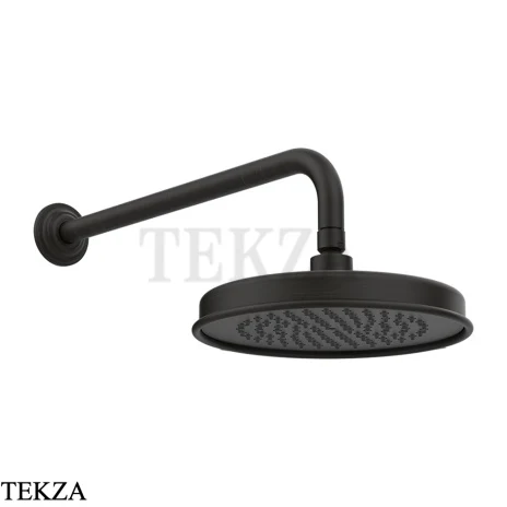 Gessi VENTI20 Верхний душ 200 с настенным креплением 65148-187, Aged Bronze