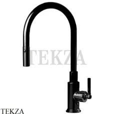 Nicolazzi Смеситель для кухни с выдвижным душем 3430NEM, черный матовый