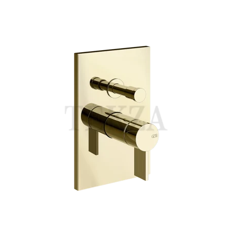 Gessi Inverso RIGATO Смеситель для душа, 2 потока, внешняя часть 73579-710, Brass PVD