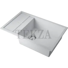 Omoikiri Sumi 78A-LB Кухонная мойка Artceramic прямоугольная с крылом 4997100 белый
