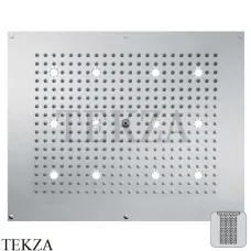 Bossini DREAM RECTANGULAR LED Потолочный душ, с 1 функцией, с подсветкой H37395.030, хром глянец
