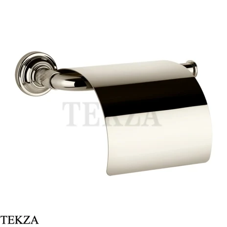 Gessi VENTI20 Держатель туалетной бумаги с крышкой 65449-720, Nickel PVD