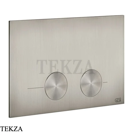 Gessi Total look Клавиша смыва для инсталляции Geberit omega 12, 54615-239, Steel Brushed