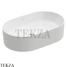 Villeroy & Boch COLLARO Раковина накладная овальная, без перелива 4A195601, белый глянец