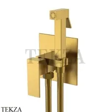 Boheme Qubic Гигиенический душ со смесителем, комплект 477-BR, Bronze