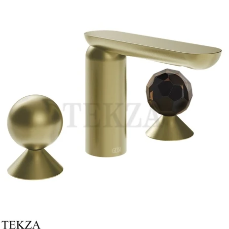 Gessi Perle Смеситель для раковины на 3 отв., без гарнитура 74025-727, шампань Brushed