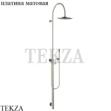 Dornbracht Meta Стойка душевая с однорычажным смесителем (без ручного душа) 26024661-06, платина матовая