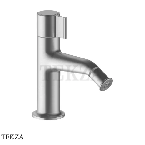 Fantini Flora Смеситель для биде, с донным клапаном 7692J708F, Brushed Steel Look PVD