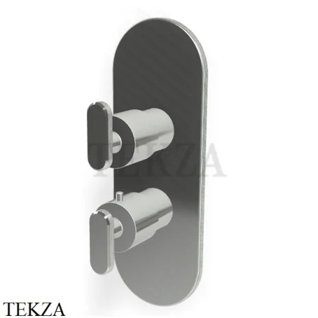 FIMA Carlo Frattini Park Line Термостат для душа, 2-3 потока, внешняя часть F1309X7CR, хром глянец