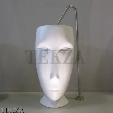 Kerasan Artwork Moloco Раковина напольная с отв. для слива в пол, 4741K30 белый матовый