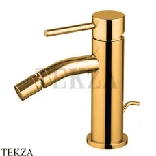 FIMA Carlo Frattini Spillo UP Смеситель для биде XS, с донным клапаном F3032XSOR, золото глянец