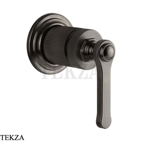 Gessi VENTI20 Смеситель для душа, 1 поток, внешняя часть 65131-707, Black Metal Brushed PVD