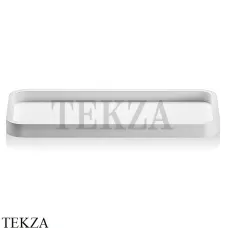 Decor Walther Stone White TAB Лоток универсальный на столешницу 0971050, белый матовый
