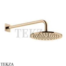 Gessi RILIEVO Верхняя душевая лейка D25 с кронштейном 59148-735, Warm Bronze PVD