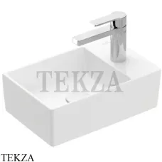 Villeroy & Boch Memento 2.0 Раковина компактная подвесная, 1 отверстие, без перелива 43234001, белый глянец