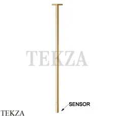 Gessi Rettangolo Излив потолочный электронный 160 см 20024-727, Brushed Brass