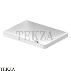 Duravit D-Neo Раковина врезная сверху, без отверстия, без перелива 0358600079, белый глянец