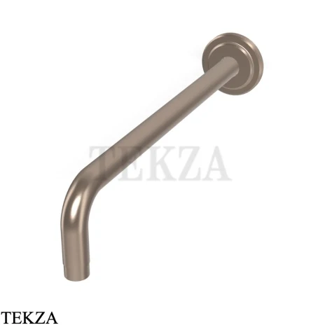 FIMA Carlo Frattini Park Line Кронштейн 35 на стену для лейки F1338KS, Brushed Moka Bonze PVD