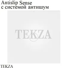 Bette BetteAir Душевой поддон плоский 100х80, сталь 7358-000 AS, антишум, антислип Sense, белый глянец