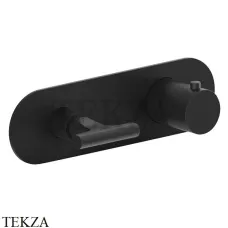 Fantini Sailing Термостат для душа, на 3 потока, внешняя часть 67S1J273B, Deep Black