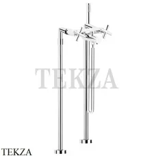 FIMA Carlo Frattini Maxima Смеситель для ванны напольный F5304/4BS, белый матовый