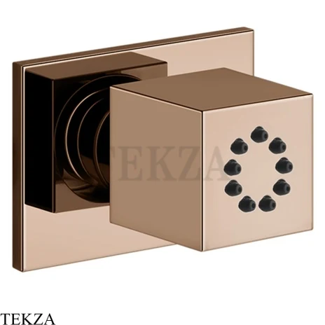Gessi Rettangolo shower BODY JETS Боковая форсунка поворотная 20172-030, Copper PVD