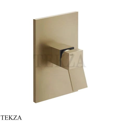 Gessi RETTANGOLO K Смеситель для душа, внешняя часть 53061-726, Warm Bronze Br. PVD