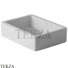 Duravit Vero Раковина накладная, без перелива 0455500000, белый глянец