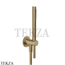 Gessi ANELLO Душевой комплект, стержневая лейка 63329-726, Warm Bronze Br.
