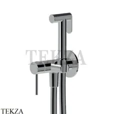 Newform Гигиенический душ с держателем и смесителем, 886.58.063, PVD Gun metal