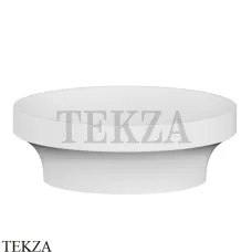 Gessi Origini Раковина накладная из Cristalplant® без перелива 66601-521, белый матовый