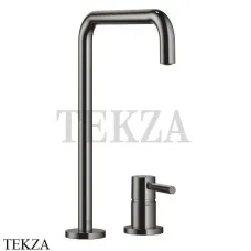 Dornbracht Meta Square Смеситель для кухни на два отверстия 32815861-19, Dark Chrome