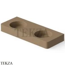 Dea Design Washbasins Раковина двойная подвесная Solid Surface DD9081 1200 2, Light Camel №2