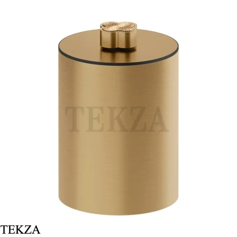 Gessi Ludovica Ведёрко, корзина для мусора с крышкой crystals 76690-726, бронза Brushed