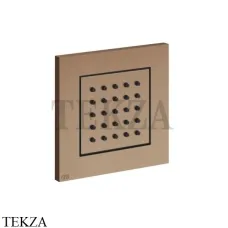 Gessi Rettangolo shower Боковая форсунка, поворотная, внешняя часть 32984-708, Copper Brushed PVD