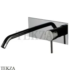 FIMA Carlo Frattini Spillo UP Смеситель для раковины на планке, внешняя часть F3051LX5CN, Black chrome