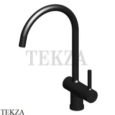 Zucchetti Pan Смеситель для кухни с поворотным изливом ZP6284.N1, черный goffrato